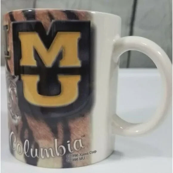 University Of Missouri - Columbia Tigers MU Mug Tiger Tea Coffee Cup 1996 EUC... - Picture 4 of 9